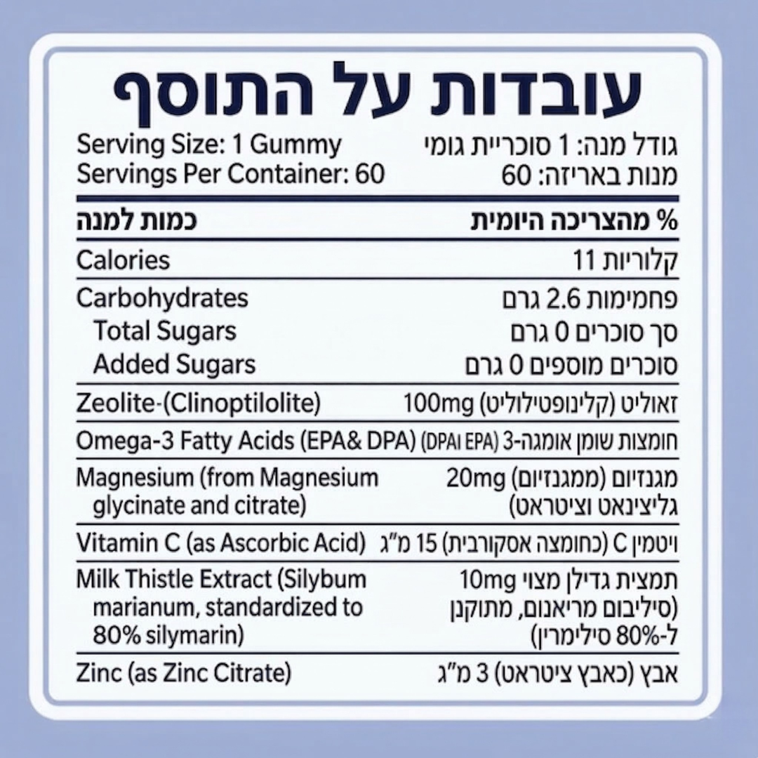Nutrikids - פתרון לחיסול תולעים לילדים