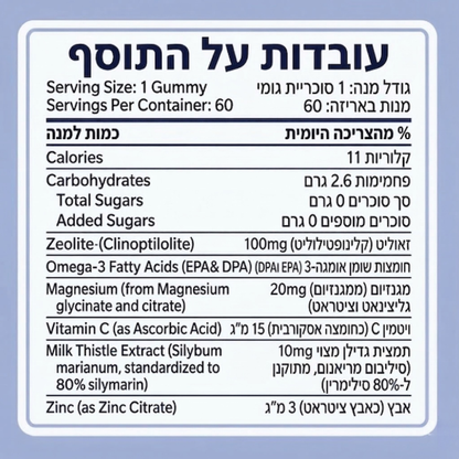 Nutrikids - פתרון לחיסול תולעים לילדים