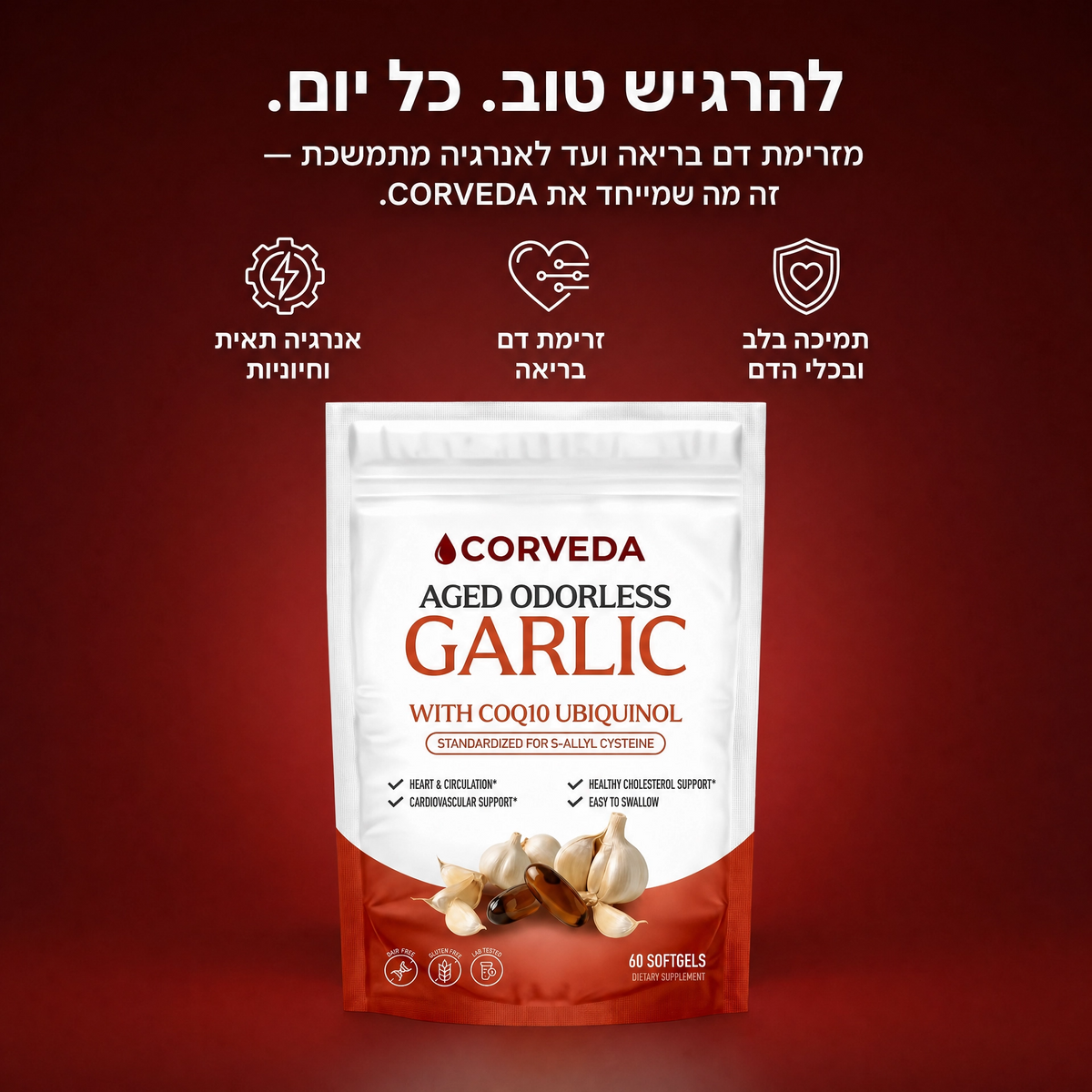 Corveda- פתרון מתקדם ללחץ דם