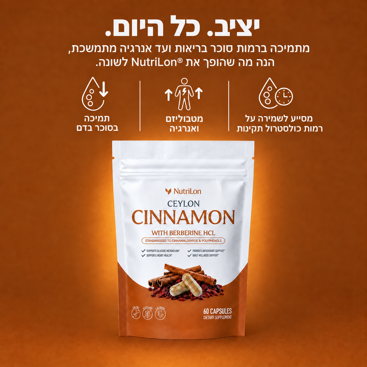 NutriLon- תמיכה מתקדמת באיזון הסוכר