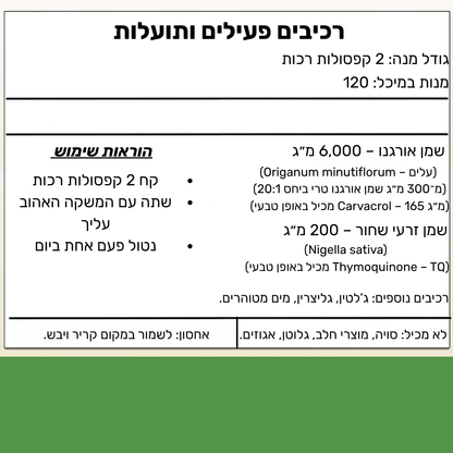NutriDox - פתרון מתקדם לניקוי וחיסול תולעים ואיזון מערכת העיכול