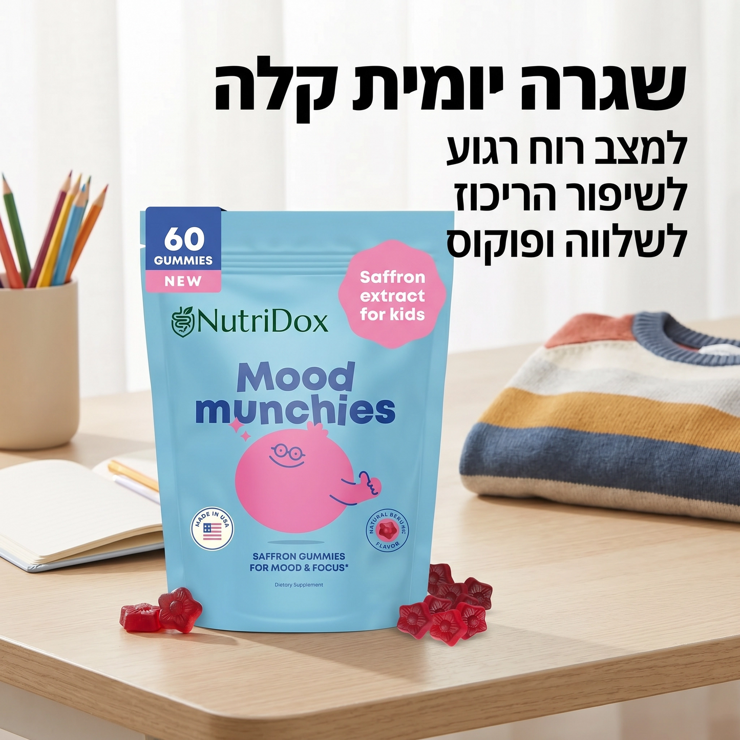 Hyperfocus - פתרון טבעי לקשב, רוגע ושינה אצל ילדים