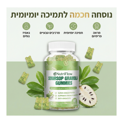 NutriFlow - פתרון מתקדם להפחתת דלקות וכאבי גוף