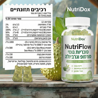 NutriFlow - פתרון מתקדם להפחתת דלקות וכאבי גוף